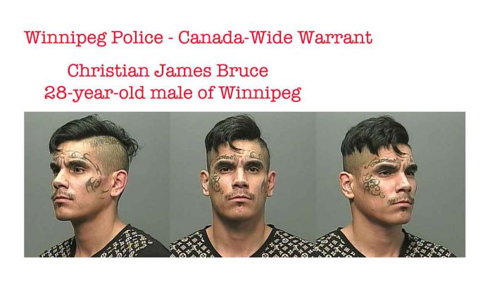 Christian James Bruce, a 28-year-old male of Winnipeg