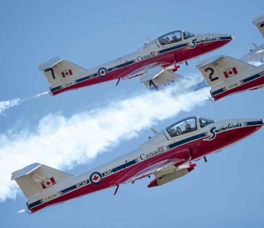 Conservatives Push Back Over Snowbirds Future as Ottawa Reviews Aging Tutor Fleet The Canadian Forces Snowbirds (431 Air Demonstration Squadron) perform over 19 Wing Comox. 431 (AD) Squadron and CF-188 Demo Team deployed to 19 Wing Comox to complete training prior to the start of the 2017 Air Show season. Approximately 42 personnel and 14 CT-114 aircraft deployed to 19 Wing Comox for the Canadian Forces Snowbirds. Pilots will acquaint themselves with mountainous terrain and over-water show sites. Images by MS Roxanne Wood 19 Wing Imaging 2017, DND-MDN Canada
