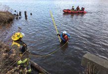 Fire Rescue Responds to Report of Woman and Child in Kam River Image: Thunder Bay Fire Rescue