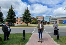 $100,000 for Heliport in Fort Frances Announced by Minister Rickford Minister Rickford in Fort Frances for Announcement of $100k for Heliport