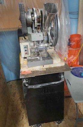 Commercial Pill Press - Image OPP - Largest Fentanyl Bust in Ontario Police history