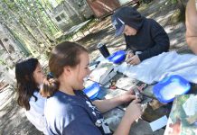 Beaverhouse First Nation Hosts Wabun Youth Gathering photo by Faye Naveau First Nation Youth from Beaverhouse First Nation took part in the Wabun Youth Gathering in the outdoors at Dorothy Lake near Kirkland Lake. From L-R are youth participants: Mishlynne Batisse, Madison Batisse and Moses Meaniss.