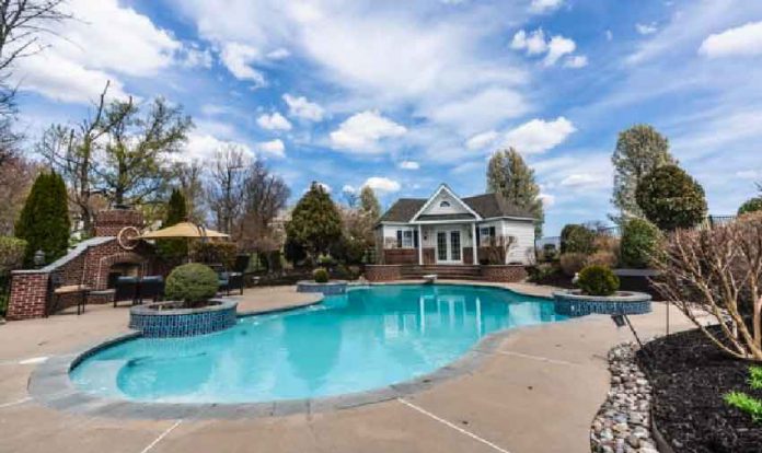 Home with pool