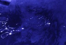 NASA-NOAA Satellite Image Shows Post-Tropical Storm Teddy NASA-NOAA's Suomi NPP satellite provided a nighttime view of Post-Tropical Cyclone Teddy over Newfoundland, Canada at 1:40 a.m. EDT (0540 UTC) on Sept. 24. The nighttime lights of Newfoundland can be seen somewhat through Teddy's clouds, and the nighttime lights of Nova Scotia were visible, revealing the Teddy had moved past the province. CREDIT: NASA Worldview, Earth Observing System Data and Information System (EOSDIS)
