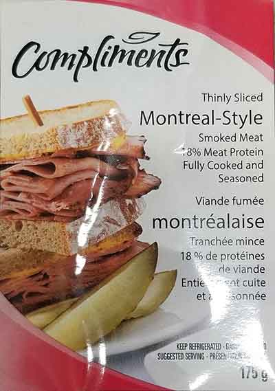 Compliments and Leavitt Deli Meats Recall Update