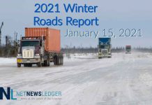 2021 Winter Roads Update January 15 Report #1 2021 Winter Roads Update