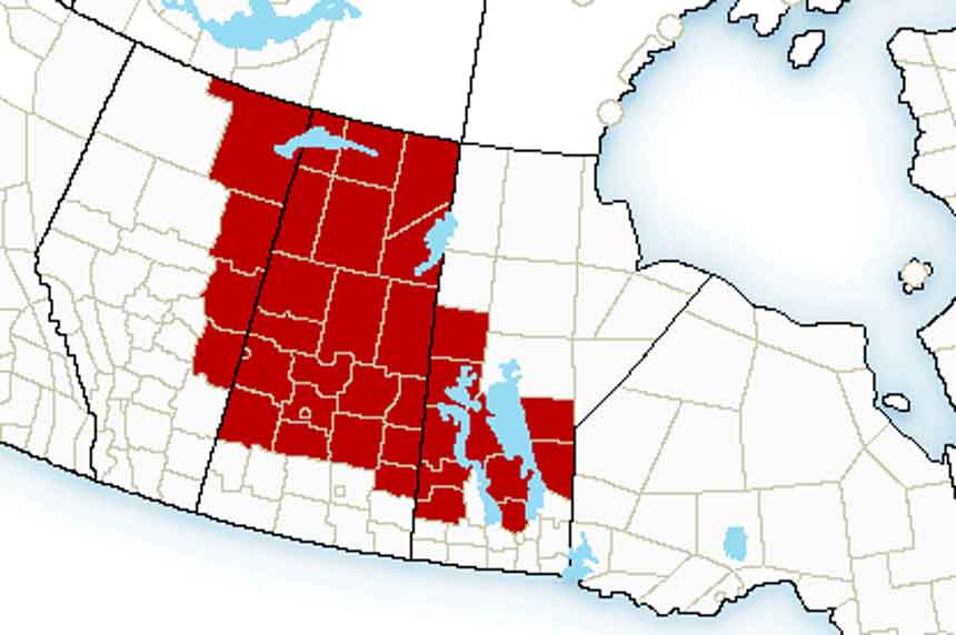 Extreme Cold Alerts for Saskatchewan and Manitoba - January 25, 2021