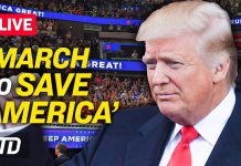 US Capital Building under Lockdown Following President Trump Speech Trump Addresses Rally