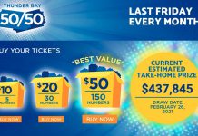 Thunder Bay Regional Health Sciences Foundation 50/50 Jackpot at $400k and Growing 50 50 draw