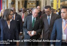 Michael R. Bloomberg and WHO DG call for global focus on noncommunicable diseases to save lives from COVID-19 WHO Global Ambassador