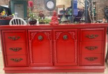 Small Retailers Face a Bleak Future The Red Bicycle's Famous Red Furniture