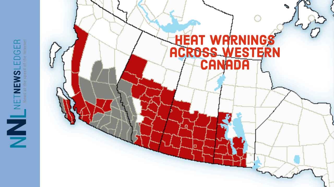 Heat Warnings are in effect for Western Canada