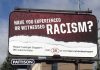 New Brunswick Unveils Anti-Racism Plan, Responds to Systemic Racism Report anti-racism billboard