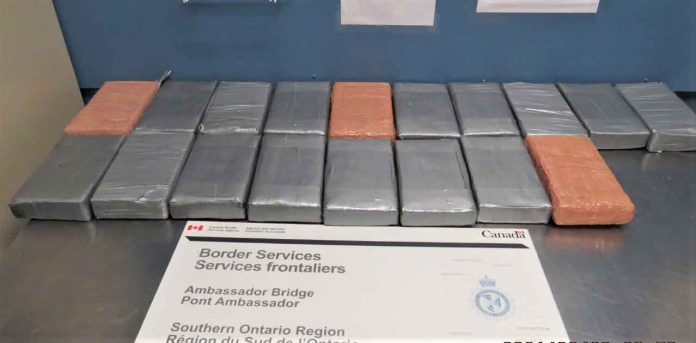 bricks of cocaine - RCMP ONtario Image