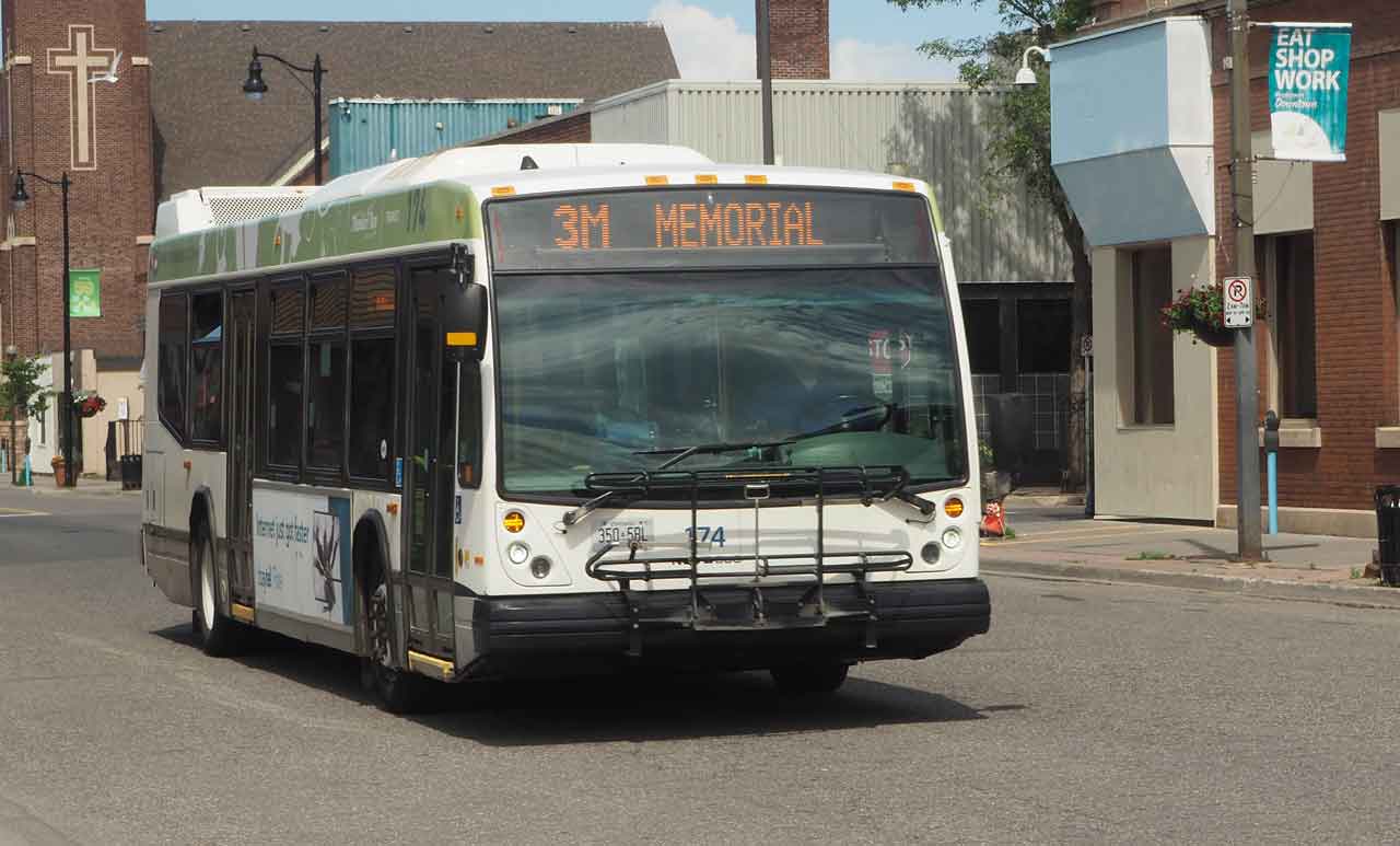 Thunder Bay Transit - Memorial 3M Bus on Brodie Street