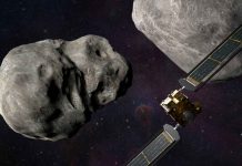 NASA to Host Virtual Briefing on Planetary Defence Test Mission DART Illustration of NASA’s DART spacecraft and the Italian Space Agency’s (ASI) LICIACube prior to impact at the Didymos binary system. Credits: NASA/Johns Hopkins, APL/Steve Gribben