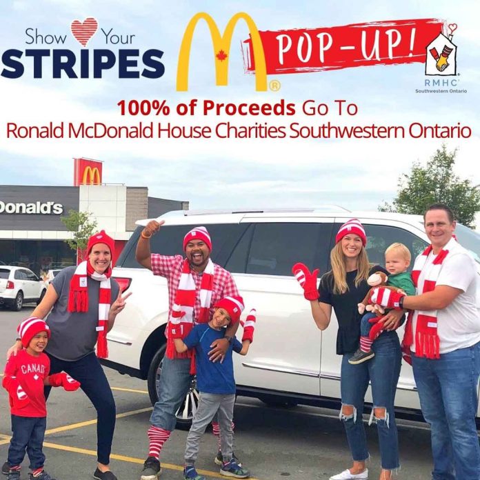 Show Your Stripes Pop-Up in Support of Ronald McDonald House at McDonald’s