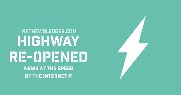 Highway Re-opened