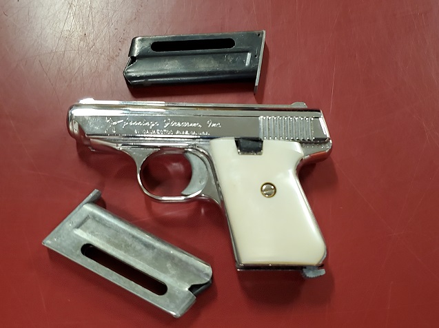 Loaded handgun dropped in donation bin seized by police