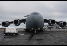 Massive RCAF Globemaster Delivers “Toys for the North” to Thunder Bay RCAF Globemaster