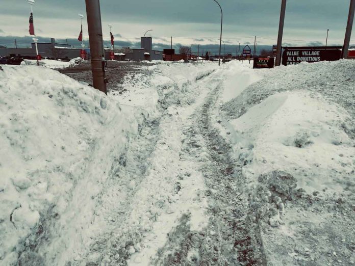 Often City Crews clearing snow do an amazing job. However if you have a concern on the quality of the job you can contact the city.