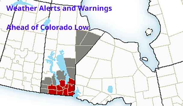 Manitoba Weather Alerts and Warnings