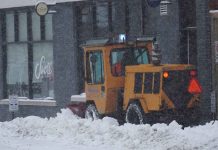 Thunder Bay Snow Removal Update for Friday, January 16, 2026 April 18, 2022 - Sidewalk Plow Snow Clearing in Downtown Waterfront District
