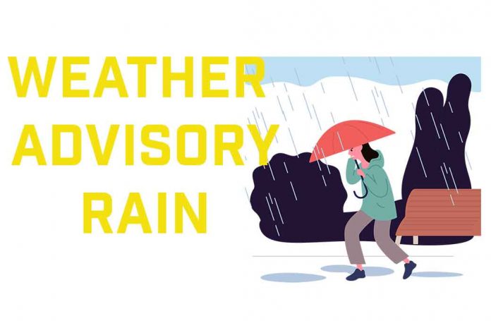 Weather Advisory - Rain