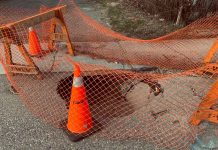 Thunder Bay Roads: What is a Sinkhole? Sinkhole on Ambrose Street