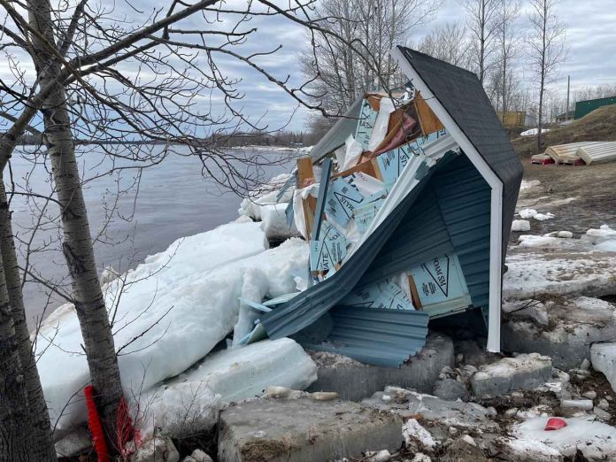 MFFN Albany River Ice damage