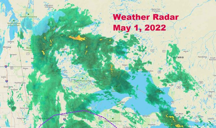May 1, 2022 Weather Radar at 07:00 AM