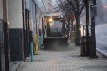 Red River Road Sidewalk Sweeper May 13 2022
