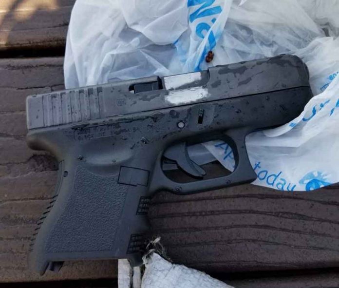OPP Seized this illegal short barrelled handgun