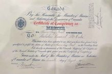 Certificate of Competency