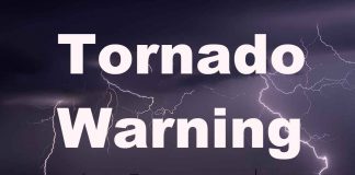 4:47 PM CDT – Red Warning – Tornado Alert for Dryden and Area Tornado WARNING