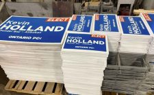 PC Candidate Kevin Holland Signs