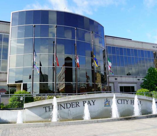 Peter Diedrich Files Papers to Run for Mayor of Thunder Bay 500 Donald Street East - Thunder Bay City Hall