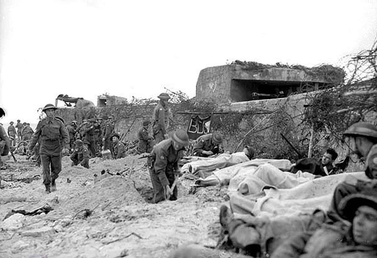 Canadian Soldiers on Juno Beach