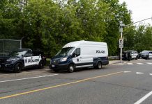 Significant Police Presence at Court and McVicar TBPS ON scene at McVicar's Creek