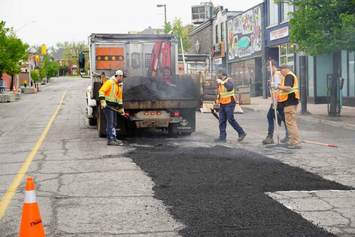 Red River Road Repairs June 16, 2022