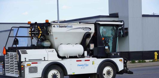 Thunder Bay crews ramp up pothole repairs after heavy snow and freeze-thaw damage city roads Superior Roads Pothole Machine