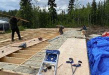 Wet’suewet’en Asserts Jurisdiction over Territory Balhats Feasting building under construction in Wet'suwet'en