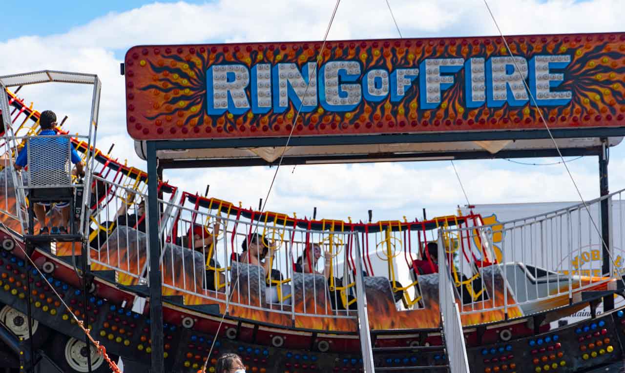 The Ring of Fire Ride is a fan favourite at CLE 2022