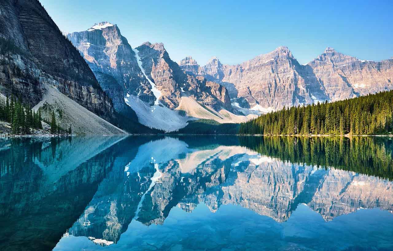 Canadian Rocky Mountains Landscape