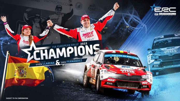 Llarena and Fernández crowned 2022 FIA ERC champions