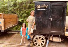 Muskeg Express Train Derails at Centennial Park Due to Wheel Issue Checking out the Muskeg Express at Centennial Park