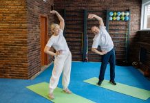 Healthy Habits To Improve Happiness In Later Life seniors exercising