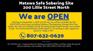 Matawa Safe Sobering Plan