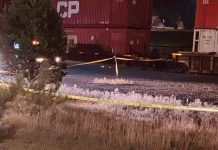 First Responders on Scene at Railway Track on Water Street Crime Scene Tape up on railway tracks on Saturday night