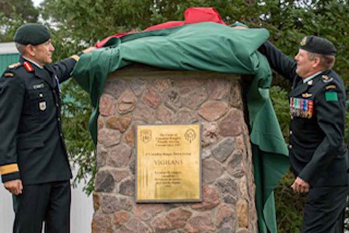 Ontario’s Canadian Rangers unveil plaque at Base Borden HQ honouring 75 years of service